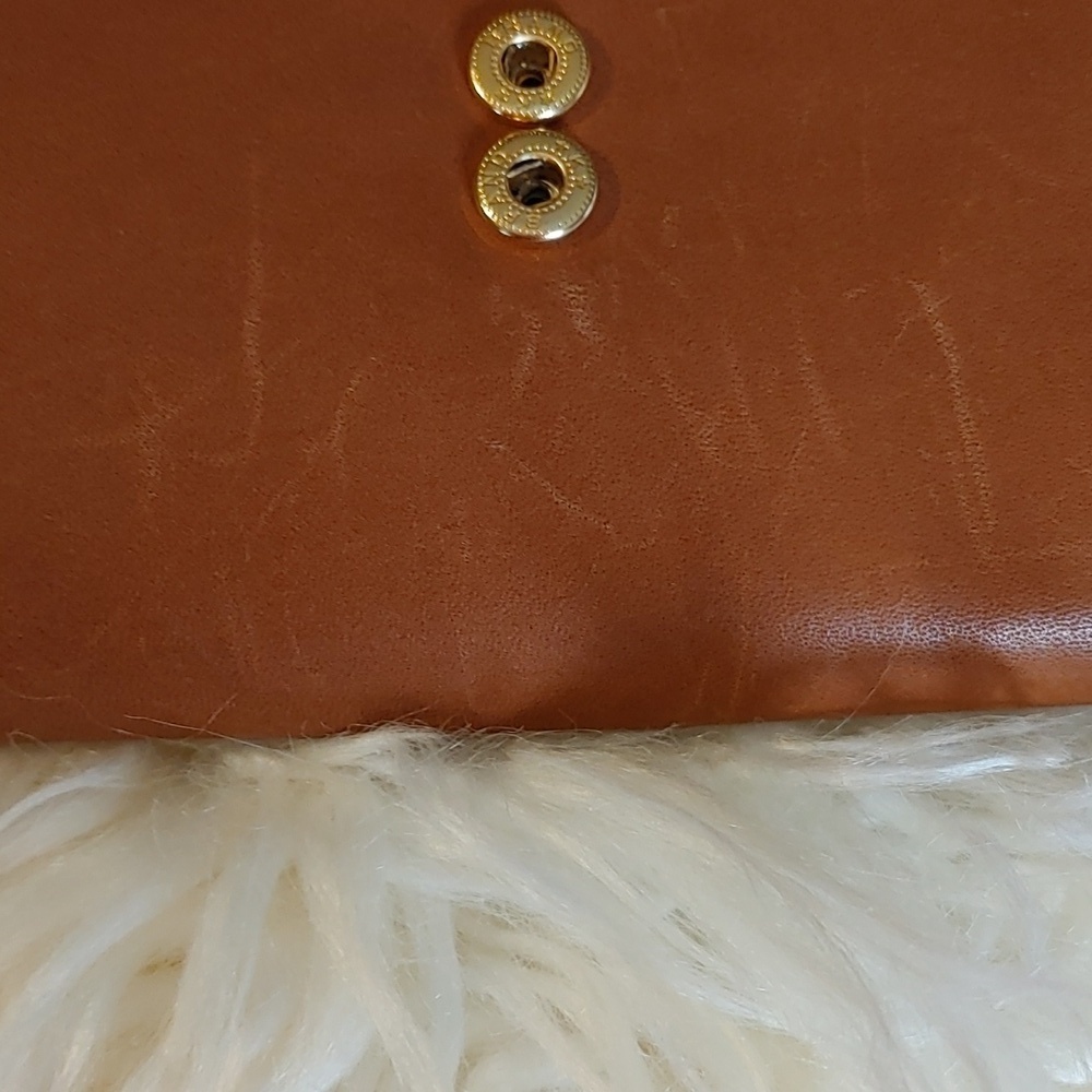 🌻Genuine Brown Leather Wallet with Detachable Crossbody Chain - Picture 11 of 11
